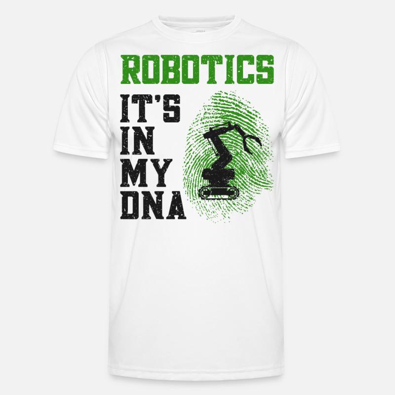 Robot Robotics Engineer Robotics - Men's Functional T-Shirt - white