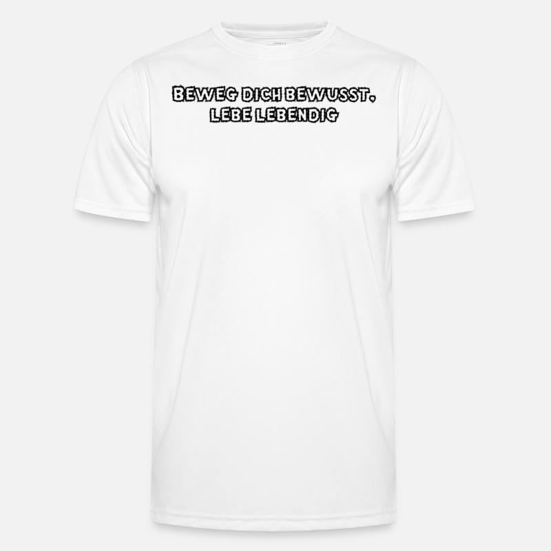 Pilates - Beweg dich bewusst, lebe lebendig Männer Funktions-T-Shirt