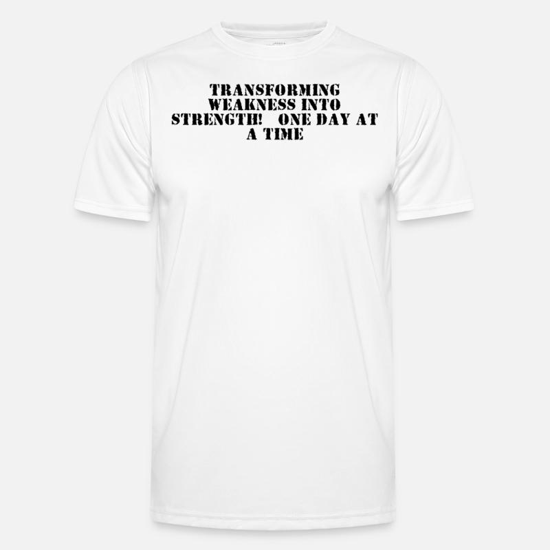 Fitness - Transforming weakness into strength, Men's Functional T-Shirt