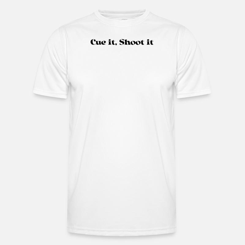 Billiards - Cue it, Shoot it Men's Functional T-Shirt