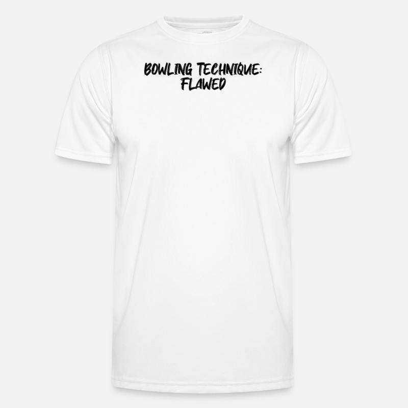 Bowling - Bowling Technique: Flawed Männer Funktions-T-Shirt