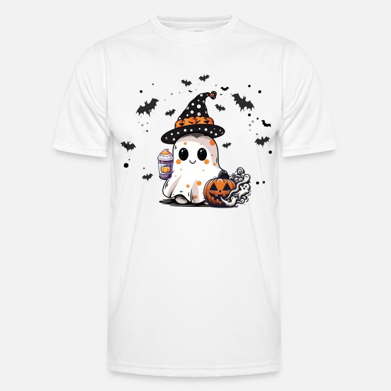 Halloween Geist Männer Funktions-T-Shirt