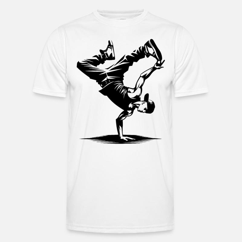 Breakdance Männer Funktions-T-Shirt