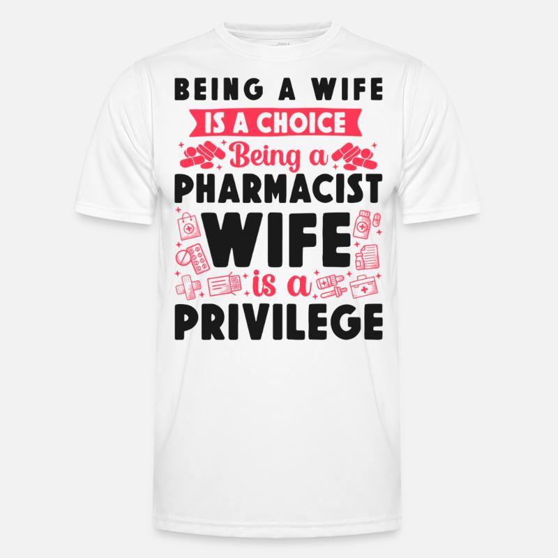 Pharmacy Tech Technician Männer Funktions-T-Shirt