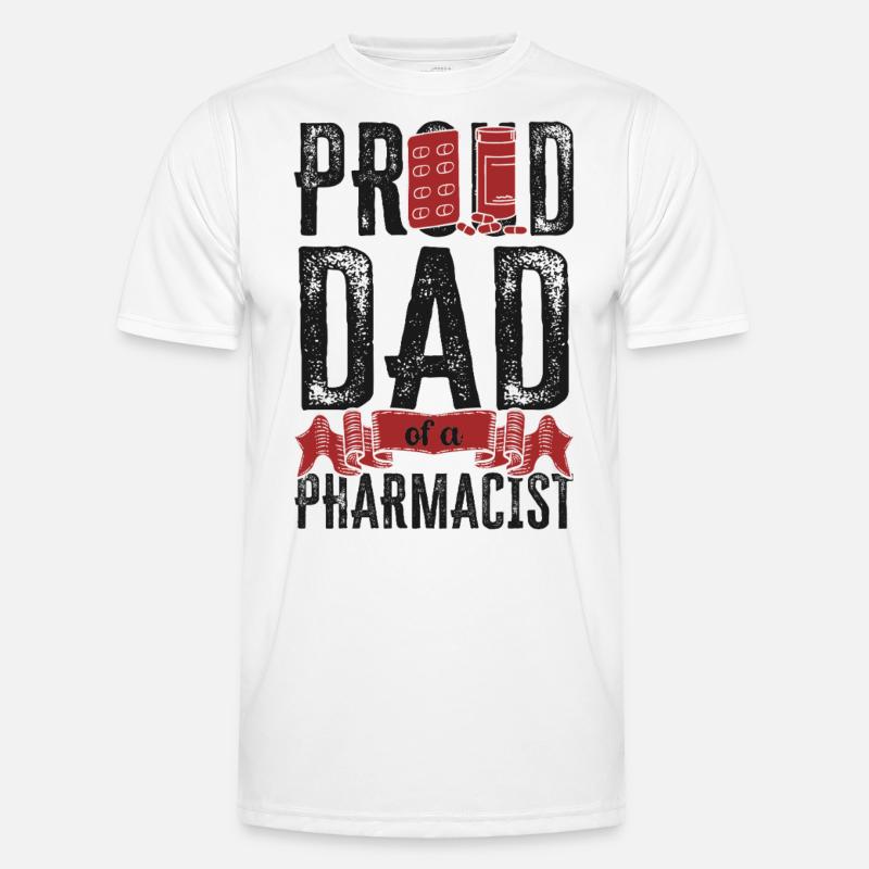 Pharmacy Tech Technician - Men's Functional T-Shirt - white