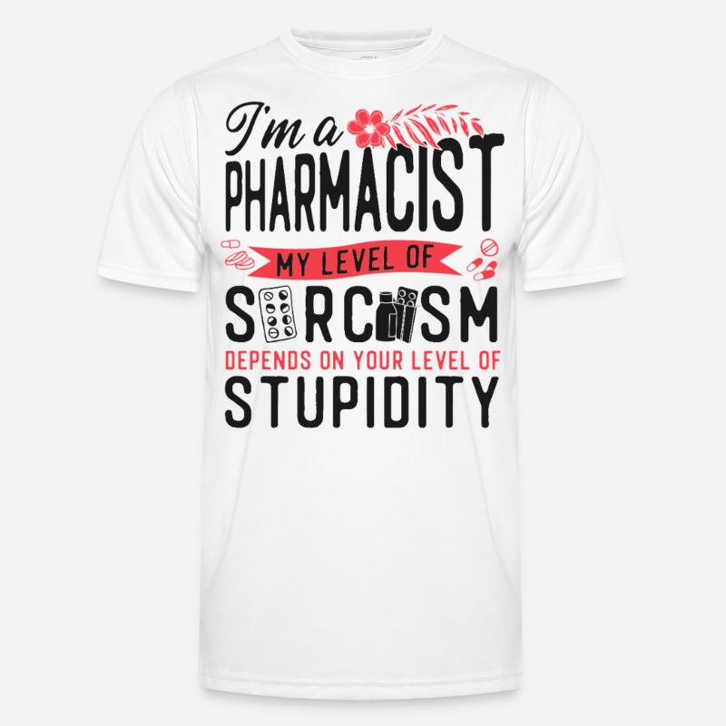 Pharmacy Tech Technician - Men's Functional T-Shirt - white