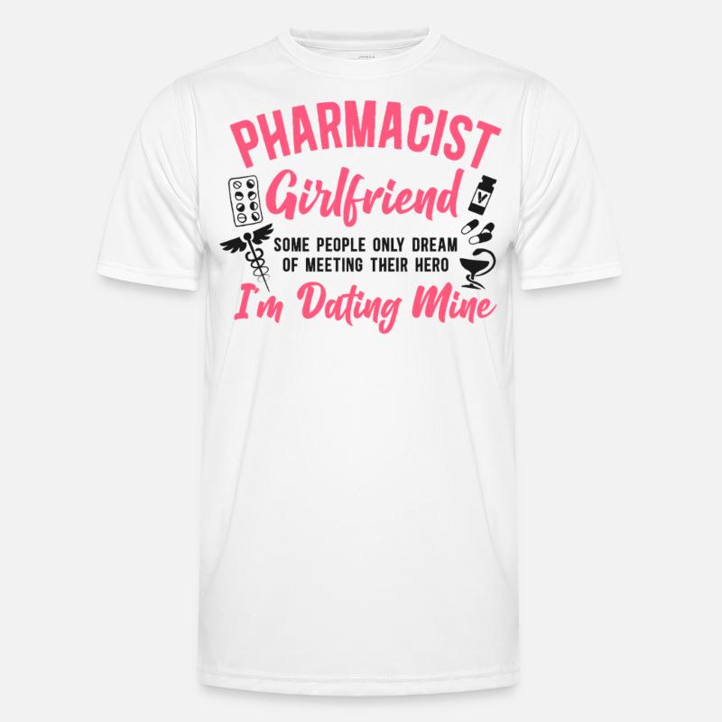 Pharmacy Tech Technician - Männer Funktions-T-Shirt - Weiß