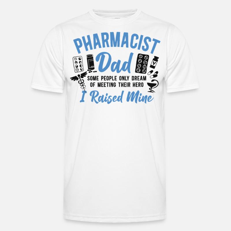 Pharmacy Tech Technician - Men's Functional T-Shirt - white