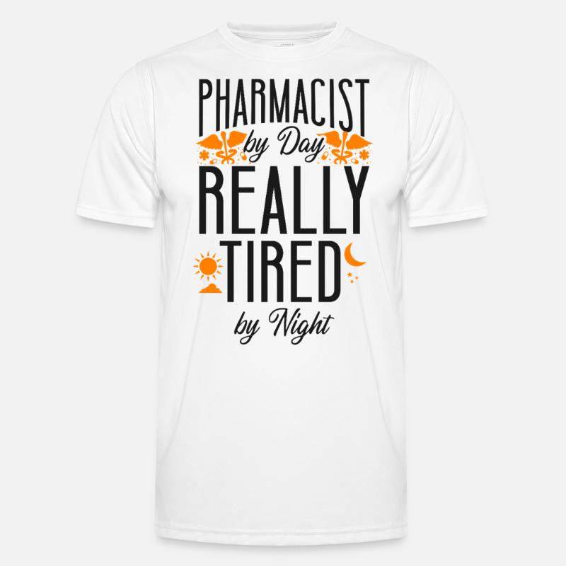 Pharmacy Tech Technician - Men's Functional T-Shirt - white