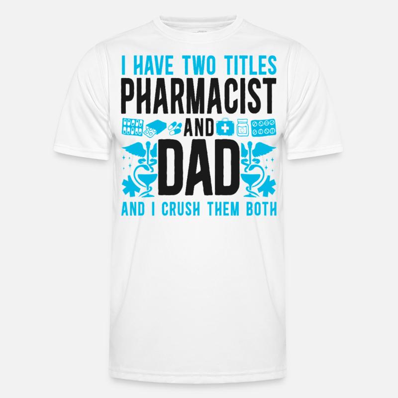 Pharmacy Tech Technician - Men's Functional T-Shirt - white