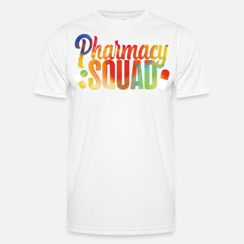 Pharmacy Tech Technician - Men's Functional T-Shirt - white