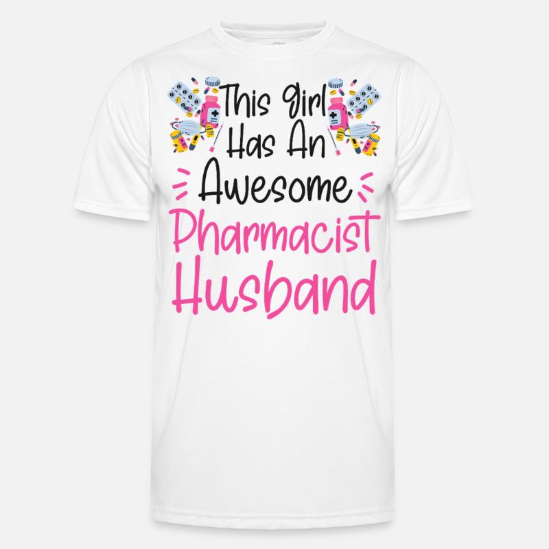 Pharmacy Tech Technician - Men's Functional T-Shirt - white