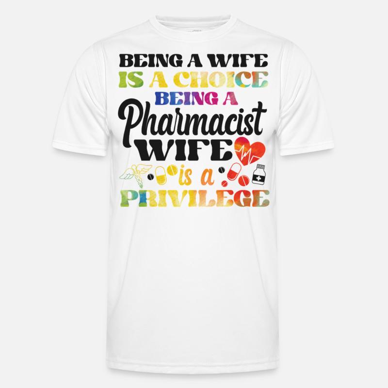 Pharmacy Tech Technician - Men's Functional T-Shirt - white