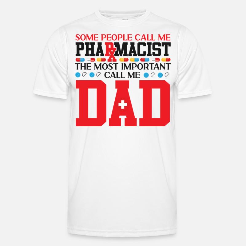 Pharmacy Tech Technician - Men's Functional T-Shirt - white