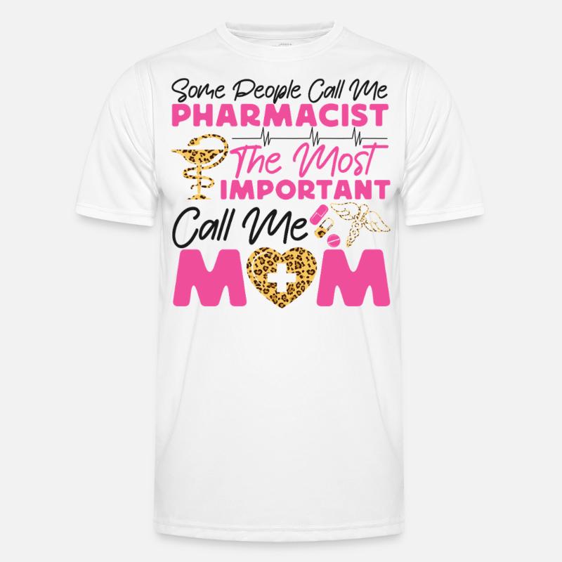 Pharmacy Tech Technician - Men's Functional T-Shirt - white