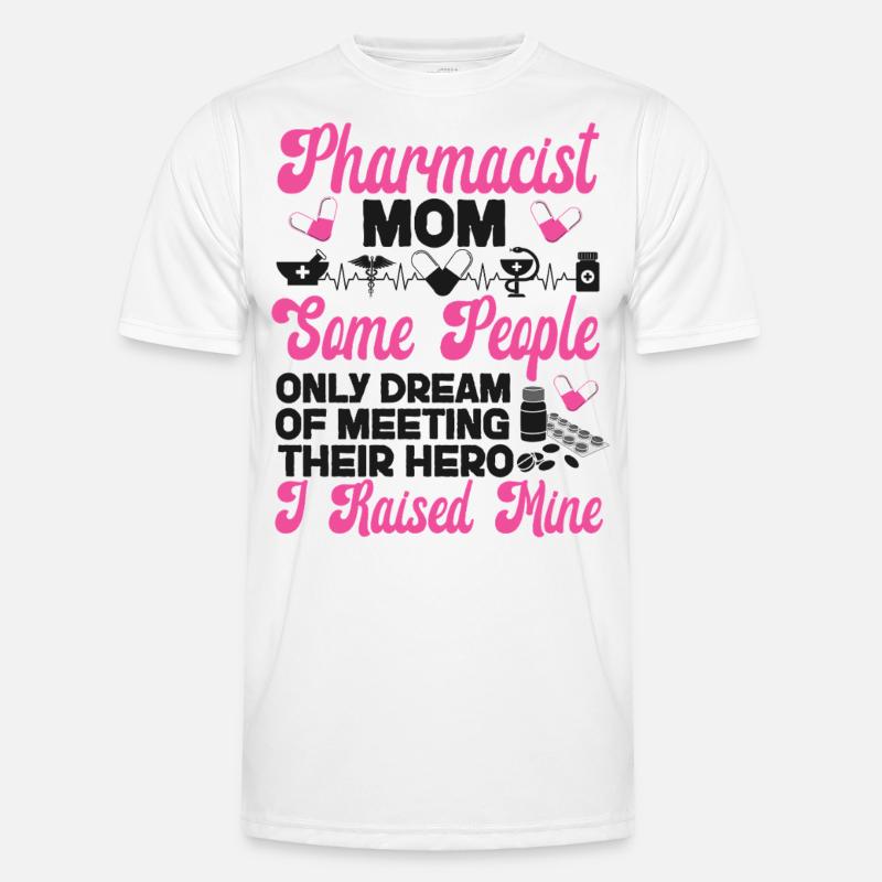 Pharmacy Tech Technician - Men's Functional T-Shirt - white