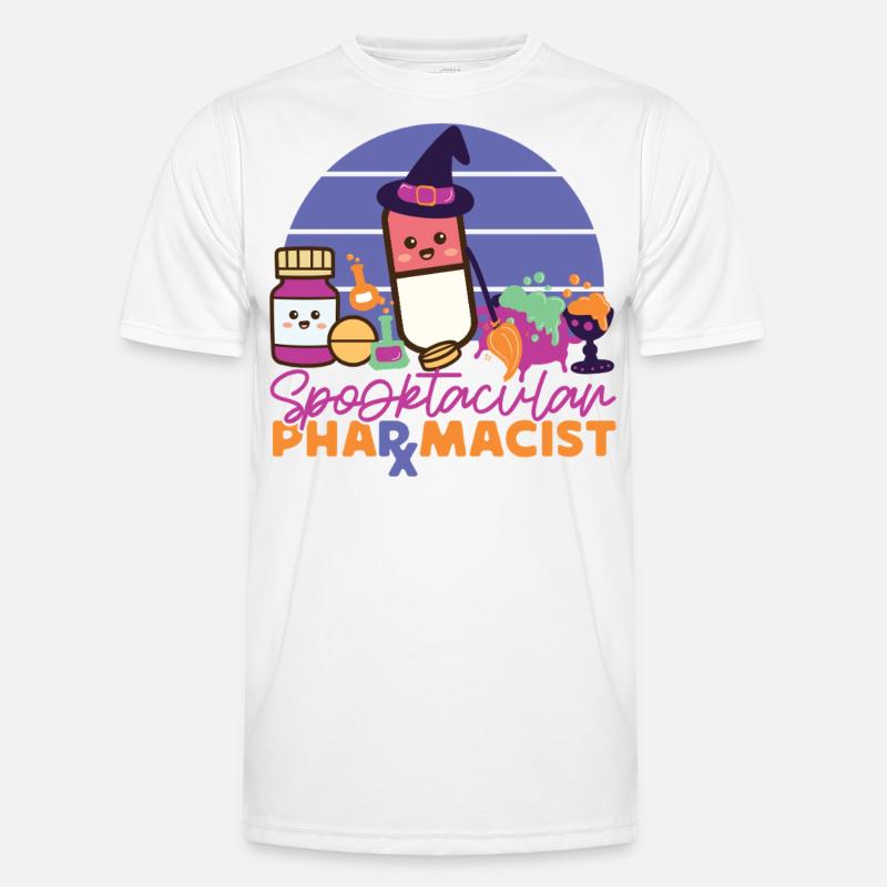 Pharmacy Tech Technician - Männer Funktions-T-Shirt - Weiß