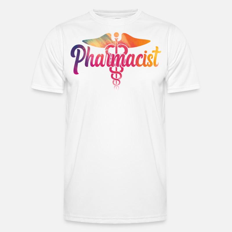 Pharmacy Tech Technician - Men's Functional T-Shirt - white