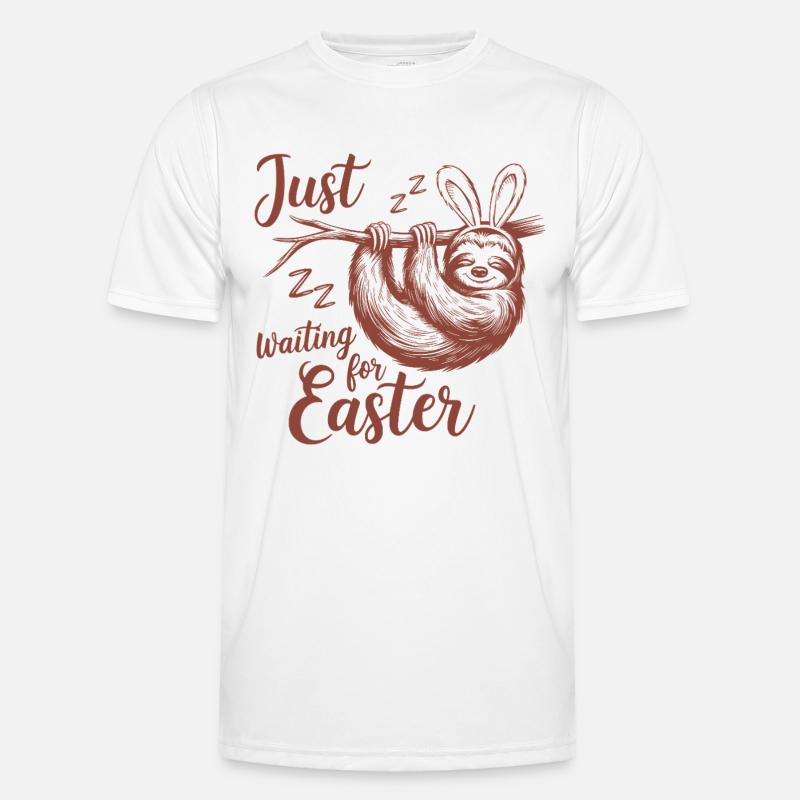 Just Waiting For Easter - Men's Functional T-Shirt - white