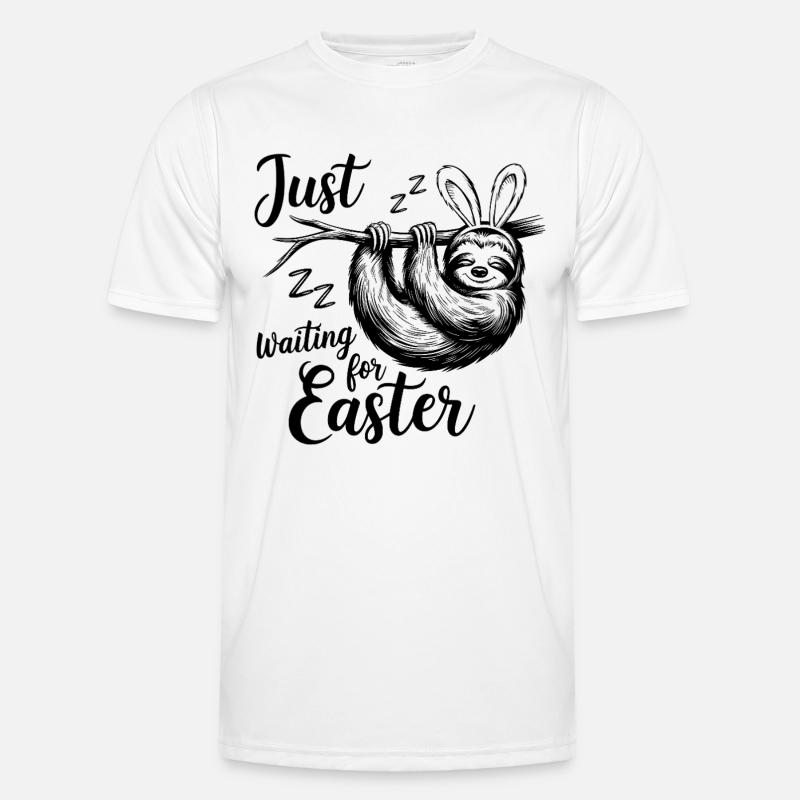 Just Waiting For Easter - Men's Functional T-Shirt - white