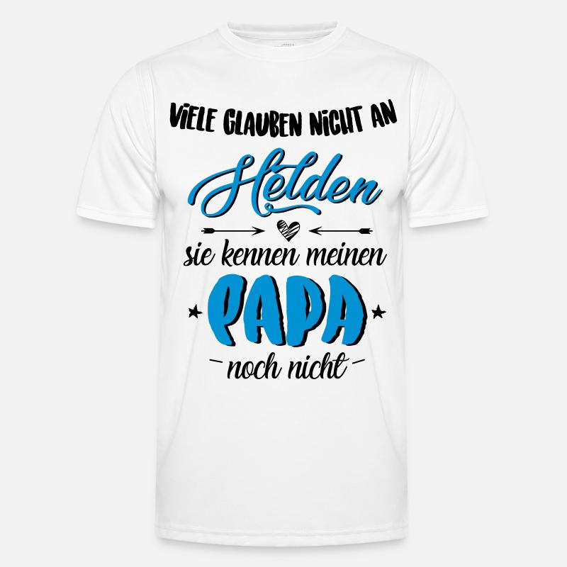 Papa Held Männer Funktions-T-Shirt