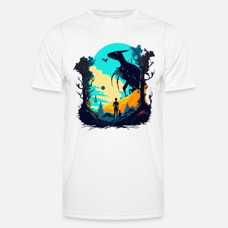 Alien Creature Men's Functional T-Shirt
