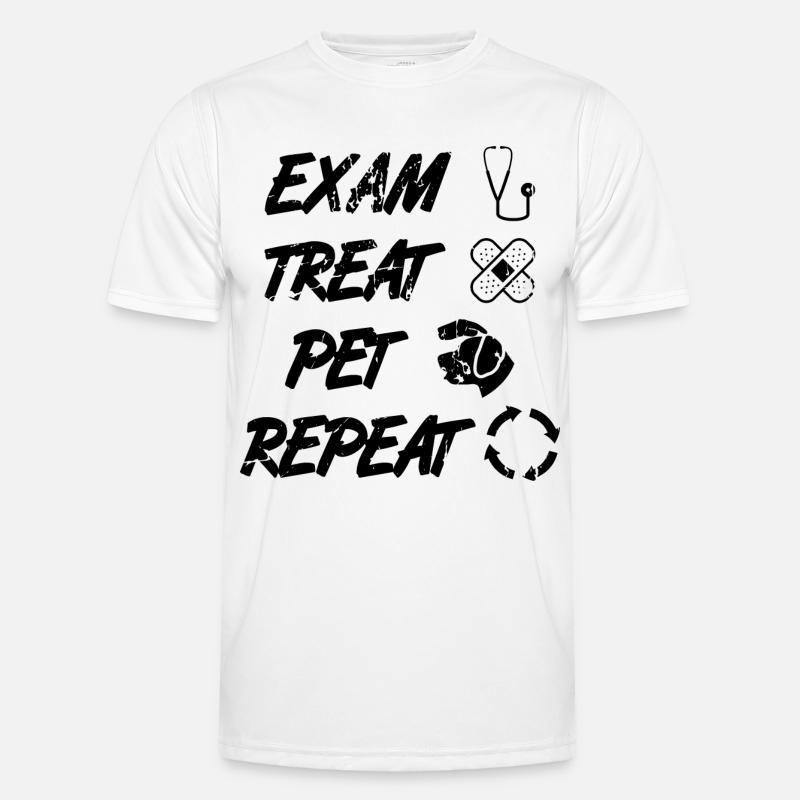 Veterinarian Routine Men's Functional T-Shirt