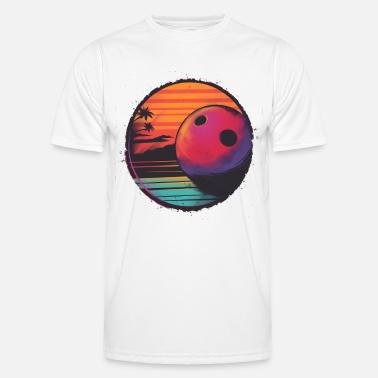 Palla da bowling Retrowave Maglietta sportiva per uomo