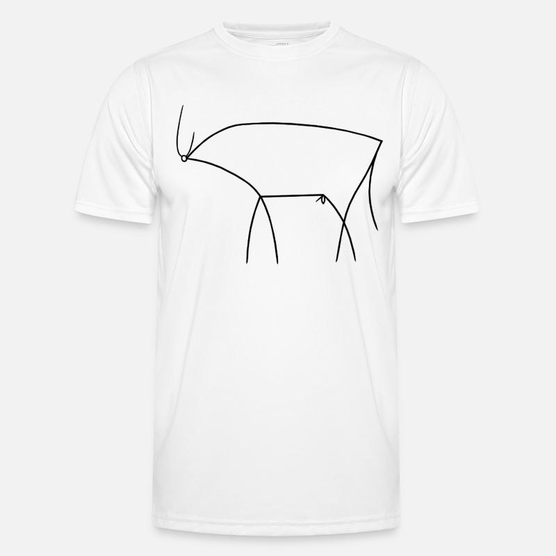 Bull - Men's Functional T-Shirt - white
