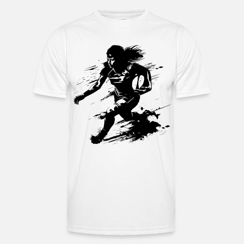 Rugby Player - Men's Functional T-Shirt - white