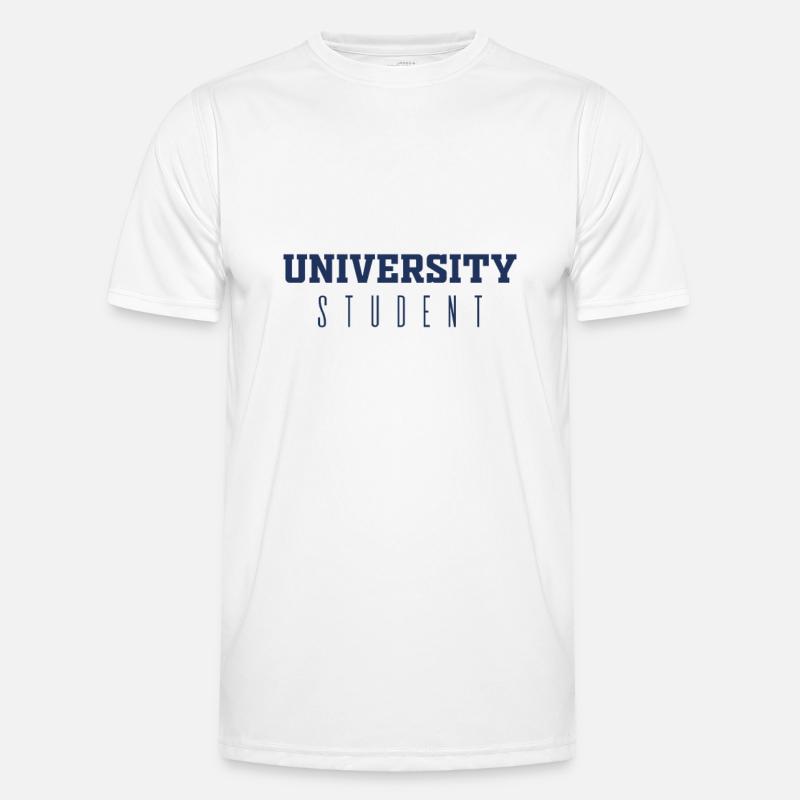 Student Student Student Student - Männer Funktions-T-Shirt - Weiß