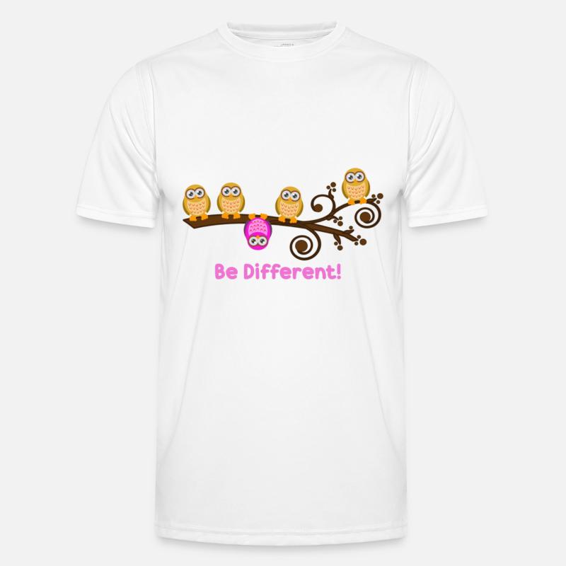 Be Different doux hiboux T-shirt sport Homme
