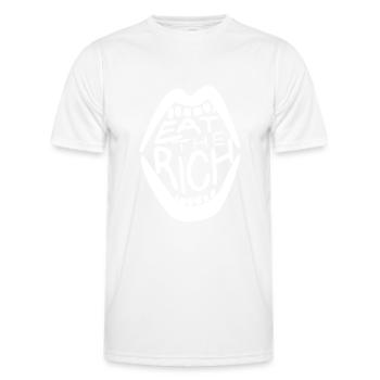 Punk Rock Antikapitalismus Kommunismus Geschenk - Männer Funktions-T-Shirt - Weiß - Vorne - AI Model Male 178 dark (178cm)