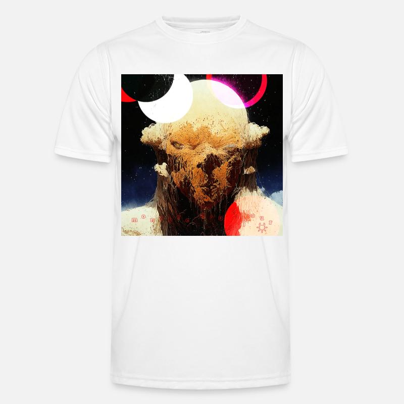 Monster #083 Eclipses - Men's Functional T-Shirt - white