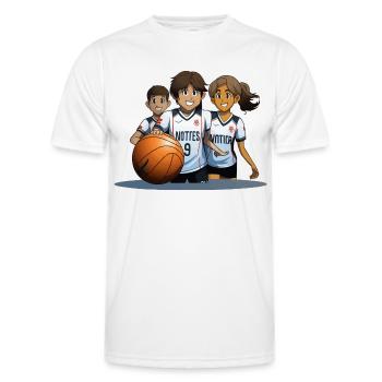 Beach Vibes - Men's Functional T-Shirt - white - Front - AI Model Male 178 dark (178cm)