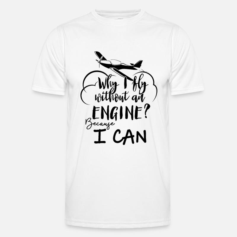 Glider Pilot Gliding Glider Flight - Men's Functional T-Shirt - white