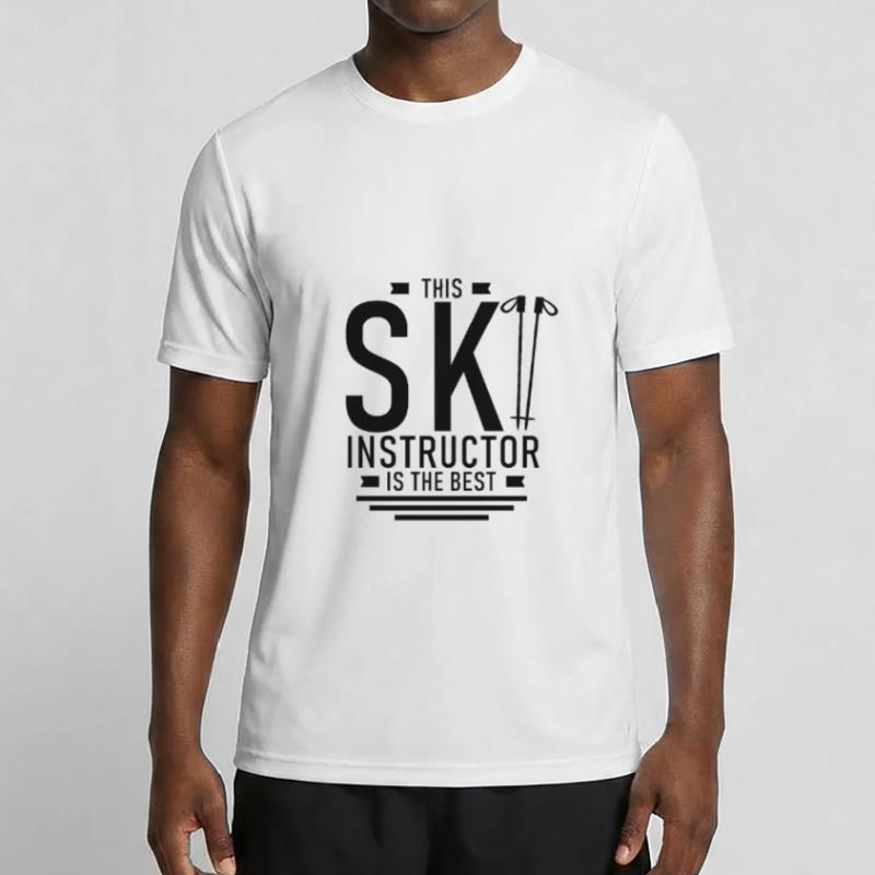 Ski instructor Ski instructor Ski instructor Ski instructor Men's Functional T-Shirt