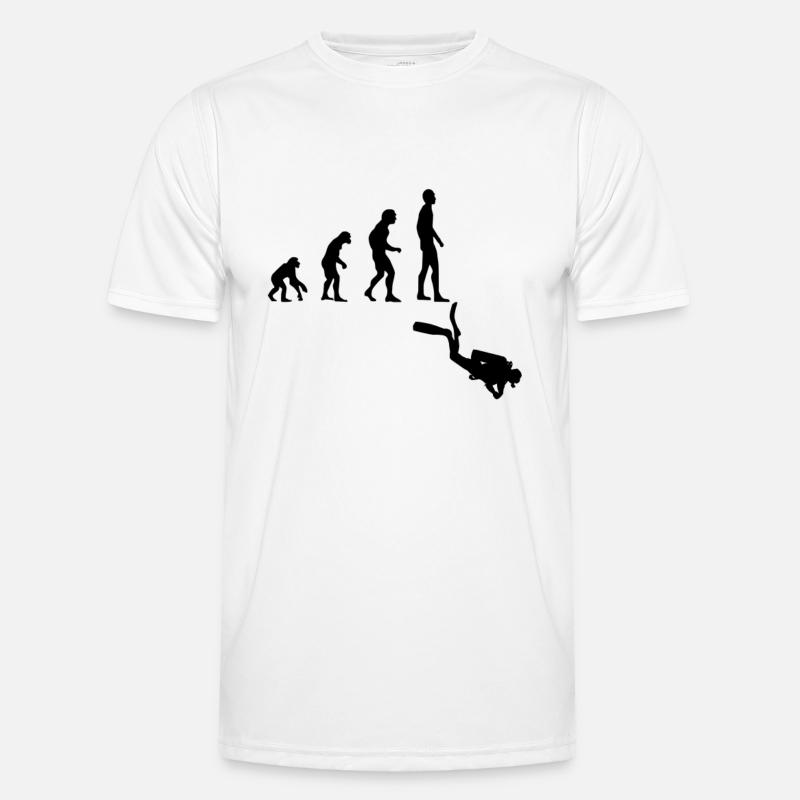 Evolution Diving - Men's Functional T-Shirt - white