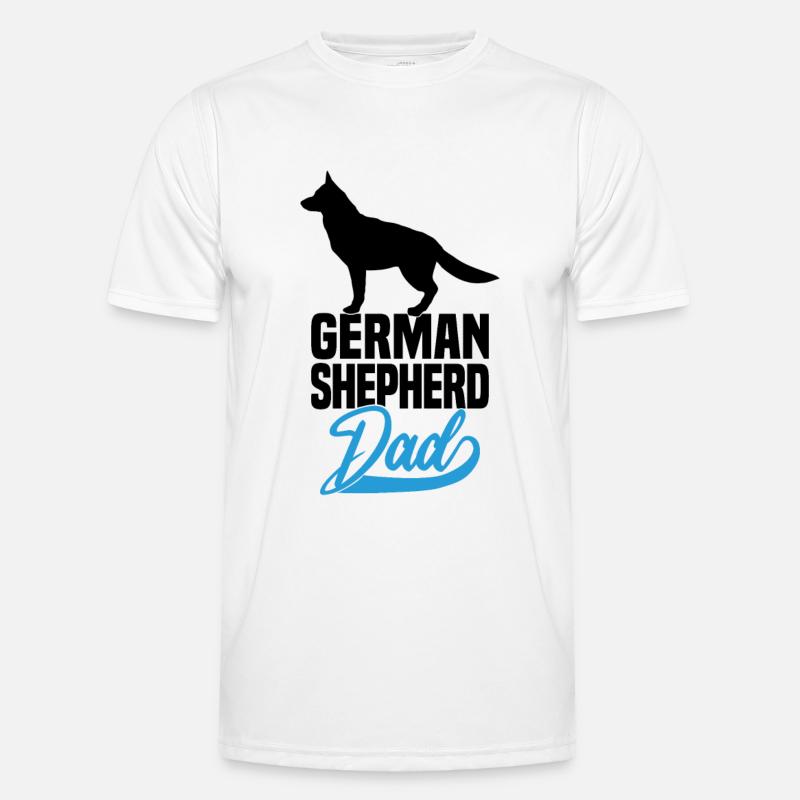 German Shepherd Dad Men's Functional T-Shirt