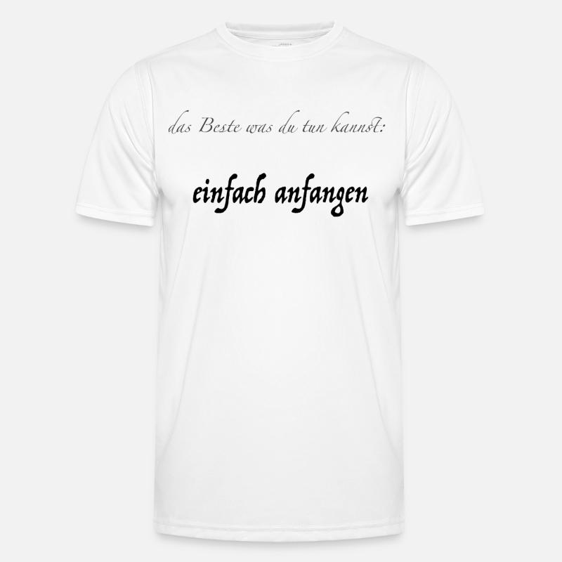 just get started Men's Functional T-Shirt