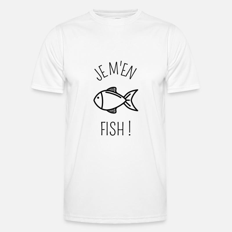 JE M'EN FISH T-shirt sport Homme