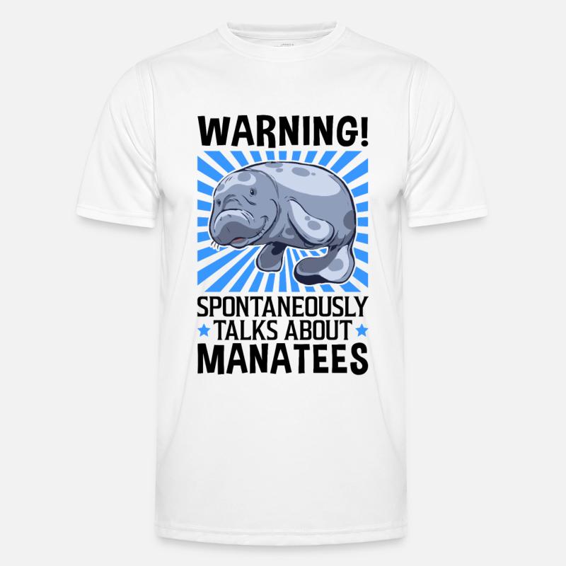 Spontaneously talks about manatees marine mammals Men's Functional T-Shirt