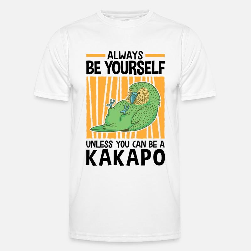 Be a Kakapo flightless parrot - Men's Functional T-Shirt - white