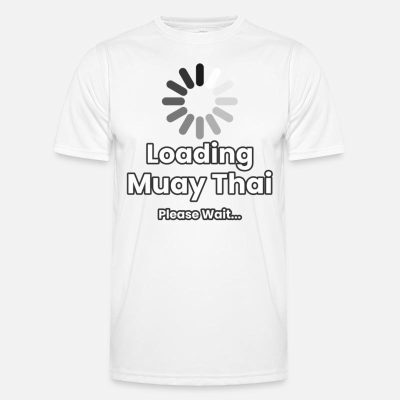 Loading Muay Thai Please Wait - Men's Functional T-Shirt - white