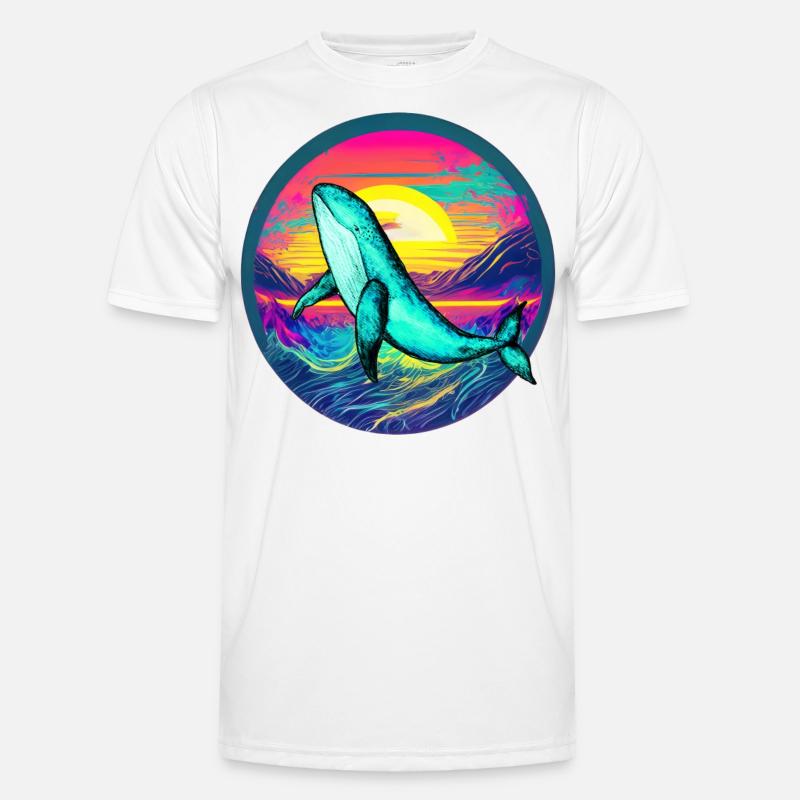 Blauwal Männer Funktions-T-Shirt