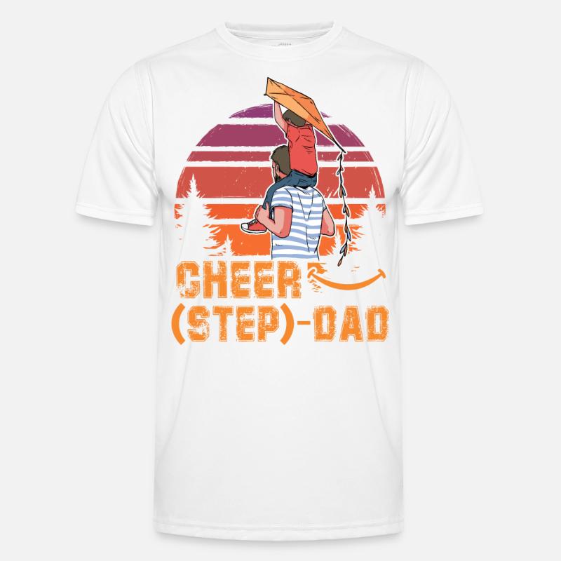 Cheer Step Dad Men's Functional T-Shirt