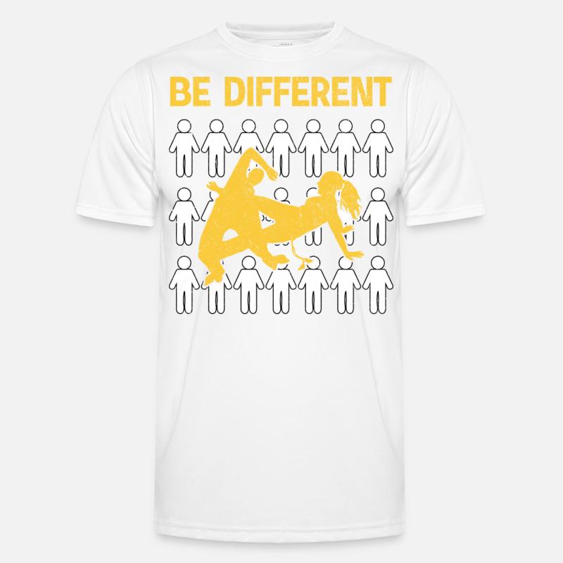 Capoeira Sei anders - Männer Funktions-T-Shirt - Weiß