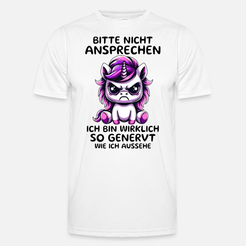 Bitte Nicht Ansprechen Ich Bin Wirklich Genervt Männer Funktions-T-Shirt