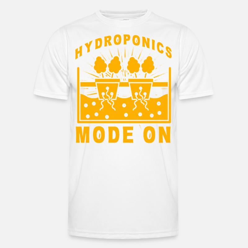 Hydroponics Mode On - Men's Functional T-Shirt - white