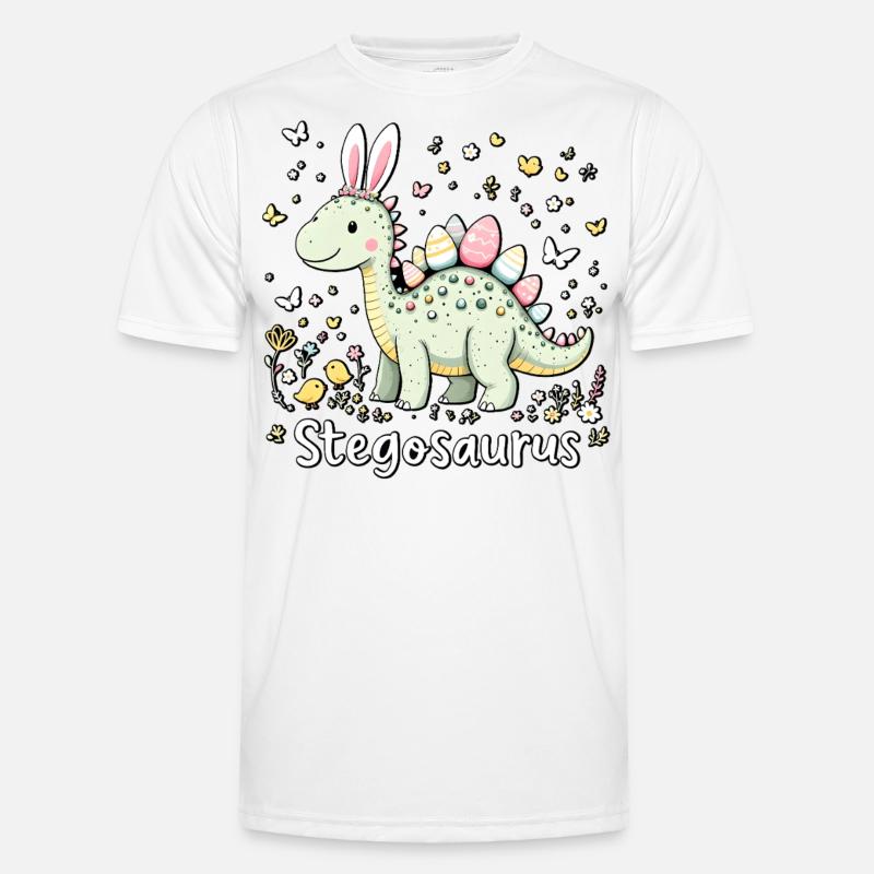 Stegosaurus - Men's Functional T-Shirt - white